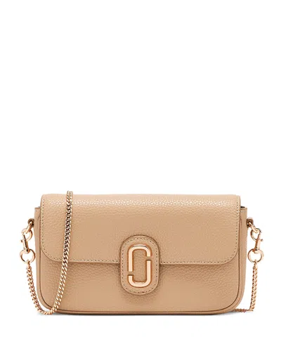 Marc Jacobs Pebble J Marc Leather Mini Bag In Nude