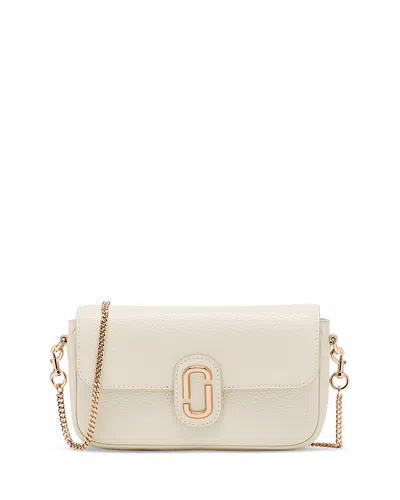 Marc Jacobs Pebble J Marc Leather Mini Bag In Pink