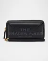 Marc Jacobs Pebble Leather Sunglasses Case In Black