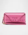 Marc Jacobs Pebble Leather Sunglasses Case In Pink