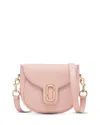 Marc Jacobs Pebbled Leather Saddle Bag In Pink