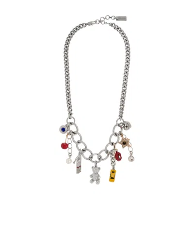 Marc Jacobs Pendant Chain Necklace In Pink