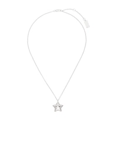 Marc Jacobs Pendant Necklace In White