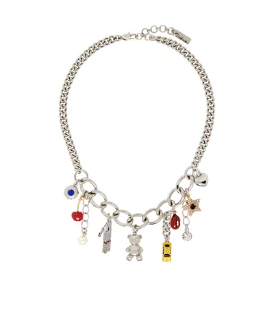 Marc Jacobs Pendant Necklace In Metallic
