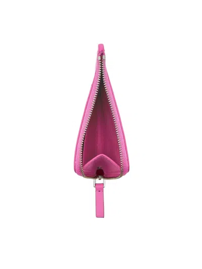 Marc Jacobs Pendant-detailed Zippered Wallet In Pink