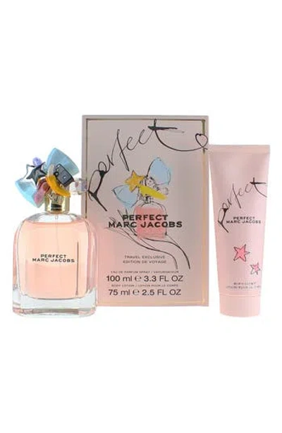 Marc Jacobs Perfect 2-piece Eau De Parfum Set $180 Value In Transparent