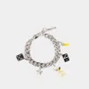 Marc Jacobs Perfect Charm Bracelet - Metal - Silver In Silver
