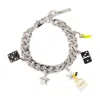 Marc Jacobs Perfect Charm Bracelet In Metallic