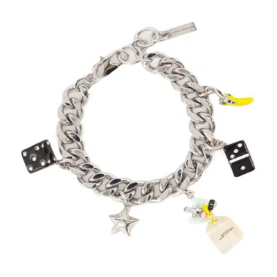 Marc Jacobs Perfect Charm Bracelet In Metallic
