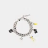 Marc Jacobs Perfect Charm Bracelet In Silver