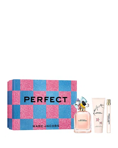 Marc Jacobs Perfect Eau De Parfum Fragrance 3 Piece Gift Set In White