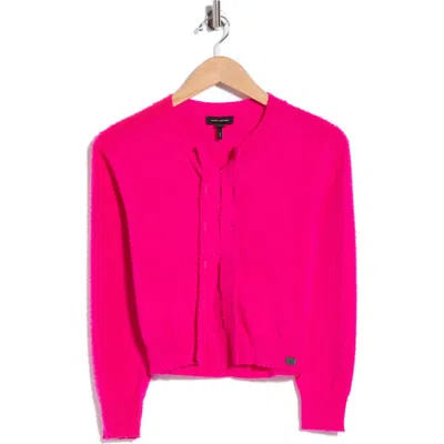 Marc Jacobs Pilled Hook And Eye Wool Cardigan In Multi