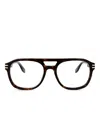 Marc Jacobs Pilot-frame Glasses In Brown