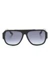 Marc Jacobs Pilot-frame Sunglasses In Black