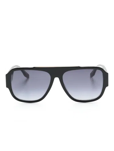 Marc Jacobs Pilot-frame Sunglasses In Black