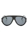 Marc Jacobs Pilot-frame Sunglasses In Brown