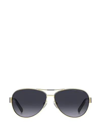 Marc Jacobs Pilot-frame Sunglasses In Gold
