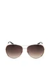 Marc Jacobs Pilot-frame Sunglasses In Brown
