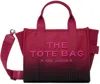 MARC JACOBS PINK & BLACK 'THE OMBRÉ COATED CANVAS SMALL' TOTE