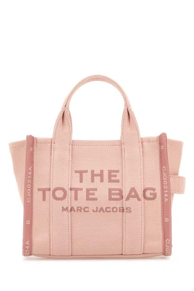 MARC JACOBS MARC JACOBS PINK CANVAS SMALL THE TOTE BAG HANDBAG
