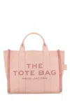 Marc Jacobs Pink Canvas The Tote Shopping Bag In Pink