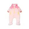 Marc Jacobs Baby Girls Pink Padded Logo Snowsuit In Pink