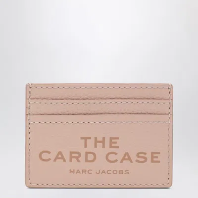 MARC JACOBS MARC JACOBS PINK FULLGRAIN LEATHER CARDHOLDER