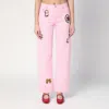 Marc Jacobs Pink Jeans With Prints In Pink