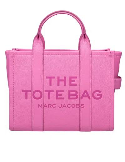 Marc Jacobs Pink Leather Medium Tote Bag