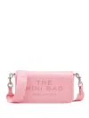 Marc Jacobs The Mini Leather Logo Crossbody In Pink