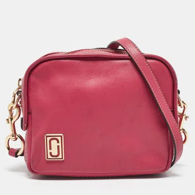 Pre-owned Marc Jacobs Pink Leather The Mini Squeeze Crossbody Bag