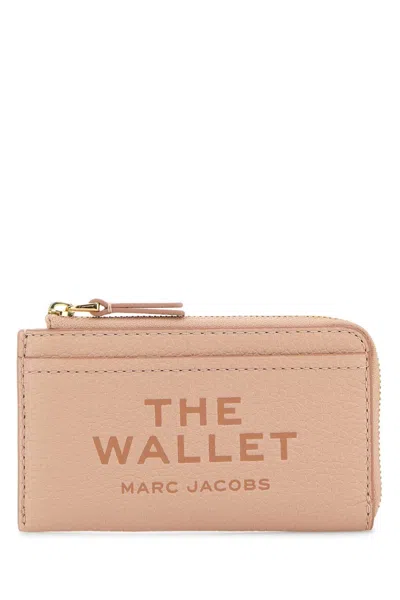 Marc Jacobs Pink Leather Wallet In Rose