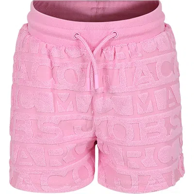 Marc Jacobs Kids' Pink Shorts For Girl With Logo