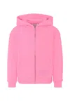 Marc Jacobs Pink Sweatshirt For Girl With Logo In Pink