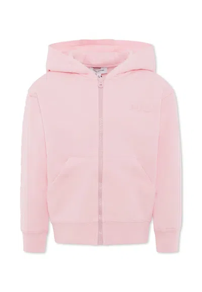 Marc Jacobs Kids' Pink Sweatshirt For Girl With Logo