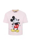 Marc Jacobs Xmickey Mouse Graphic-print T-shirt In Pink