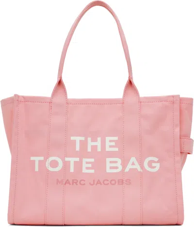 Marc Jacobs Pink 'the Canvas Large' Tote In 669 Ribbon Pink