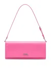 Marc Jacobs The Mirror Shoulder Leather Bag In Pink