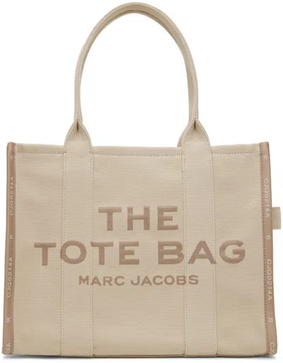 Marc Jacobs The Large Tote Canvas In Neutrals