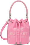 MARC JACOBS PINK 'THE LEATHER BUCKET' BAG