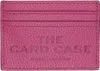 Marc Jacobs Pink 'the Leather Card Case' Card Holder In Pink