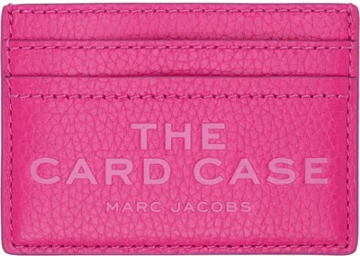 Marc Jacobs ピンク The Leather カードケース In Fuchsia