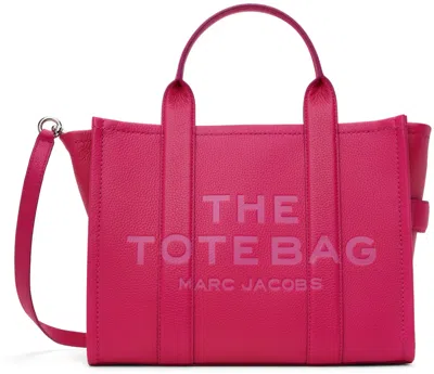 Marc Jacobs Pink 'the Leather Medium' Tote