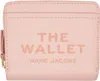Marc Jacobs The Leather Mini Compact Wallet In Pink