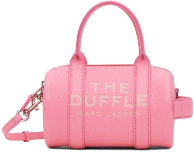Marc Jacobs Pink 'the Leather Mini' Duffle Bag In Multicolor