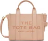 Marc Jacobs Pink 'the Leather Small' Tote In 624 Rose