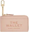 Marc Jacobs Pink 'the Leather Top Zip Multi' Wallet In 624 Rose