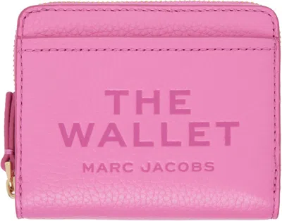 Marc Jacobs Pink 'the Mini Compact' Wallet In 678 Bow Pink