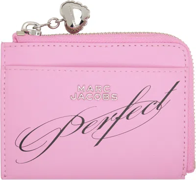 Marc Jacobs Pink 'the Perfect Everyday' Top Zip Wallet