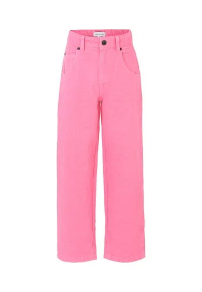 Marc Jacobs Kids' Pink Trousers For Girl With Logo